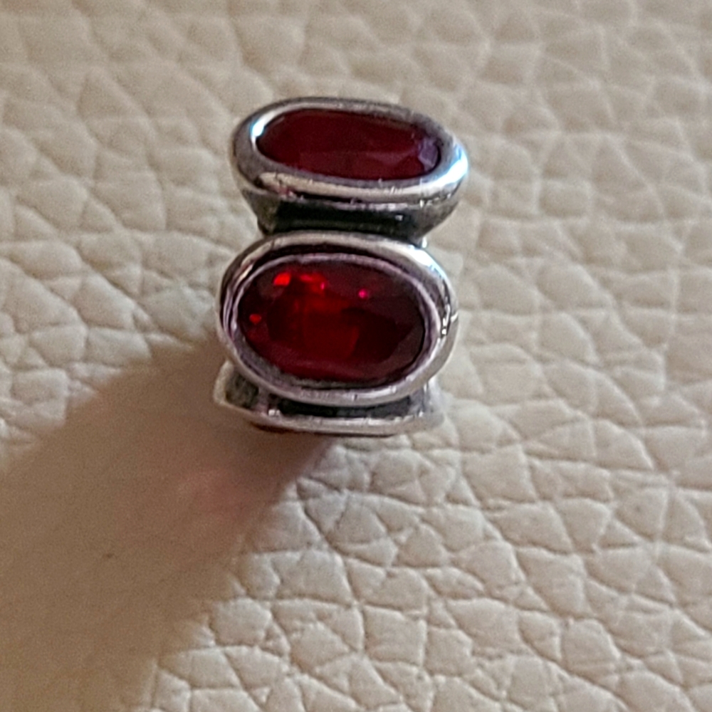 Authentic PANDORA red lights bead